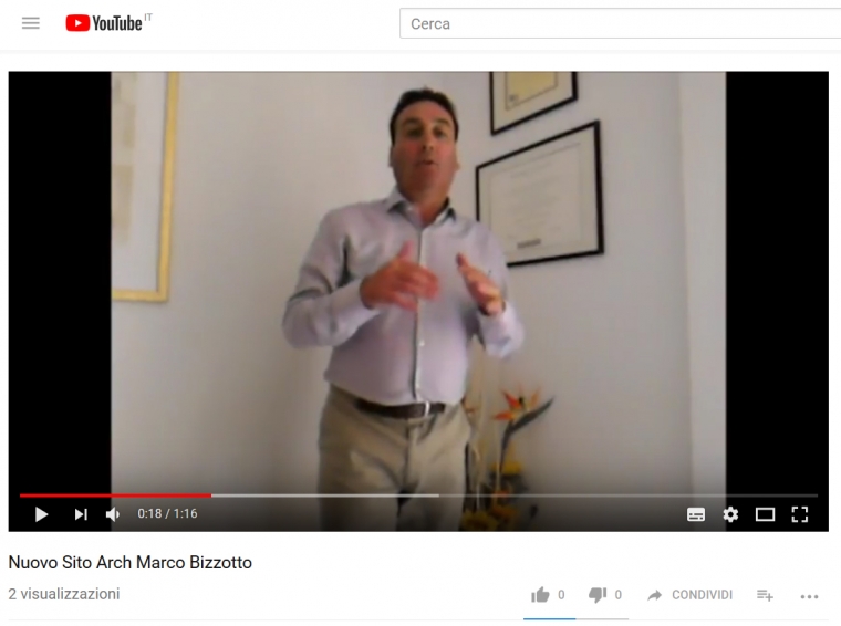 Marco Bizzotto presenta il rinnovato sito web dello studio